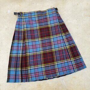 Strathmore pleated tartan plaid wool kilt from Scotland